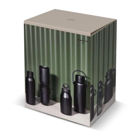 Sagaform Trine Thermokaraffe (recycelt) 1.5 L Schwarz | Gravur | Seite 2 | 125 mm x 80 mm