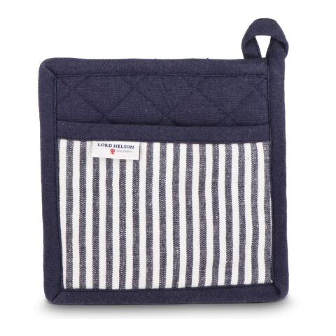 Lord Nelson Victory Ofenhandschuh-Set, 2 Stück Dunkelblau-Weiss | ohne Werbeanbringung | Nicht verfügbar | Nicht verfügbar