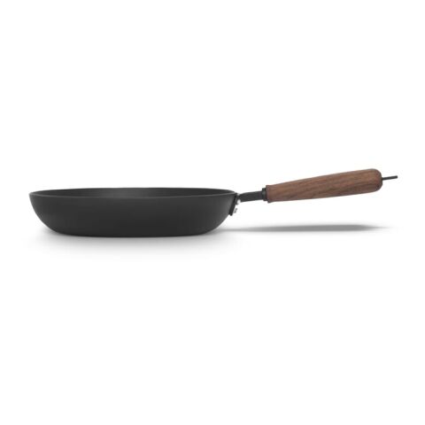 Orrefors Jernverk Geschmiedete Bratpfanne  BlackSmith Serie schwarz | Gravur | Henkel | 75 mm x 15 mm