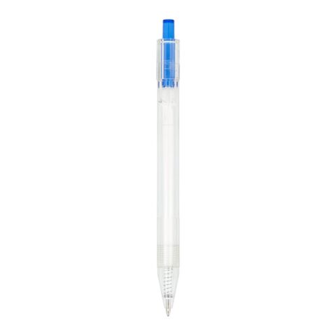 R-PET-Kugelschreiber Blau Weiss-Blau Weiss | 1-farbiger Tampondruck | 270° vom Clip | 50 mm x 7 mm | Nicht verfügbar