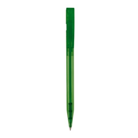 Kugelschreiber Nash Transparent Grün-Grün | 1-farbiger Siebdruck | 180° vom Clip | 45 mm x 25 mm | Nicht verfügbar