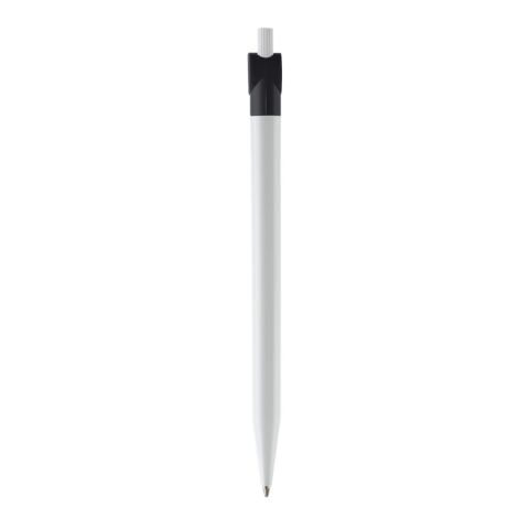 Kugelschreiber Futurepoint Hardcolour Weiss-Schwarz | 1-farbiger Siebdruck | 180° vom Clip | 50 mm x 25 mm | Nicht verfügbar