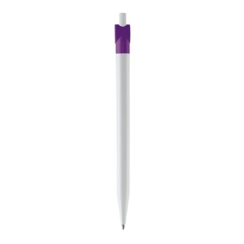 Kugelschreiber Futurepoint Hardcolour Weiss-Transparent Violett | 1-farbiger Siebdruck | in Verlängerung vom Clip | 50 mm x 25 mm | Nicht verfügbar