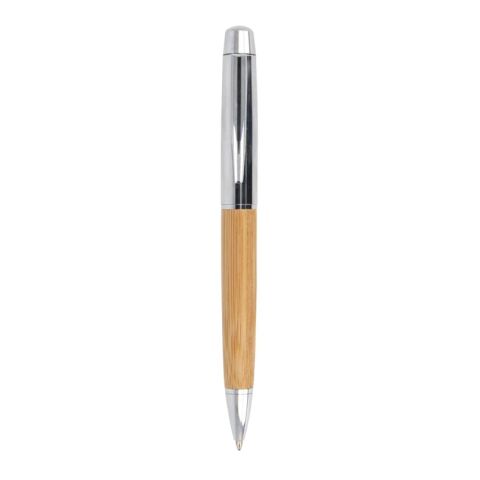 Metallkugelschreiber Bambus im Köcher Natur | Gravur | Stift 270° vom Clip | 45 mm x 10 mm | Nicht verfügbar
