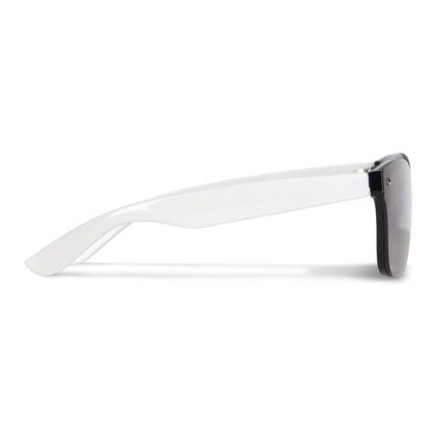 Justin R-PC Sonnenbrille mit verspiegelten Uni-Gläsern UV400 Weiss | ohne Werbeanbringung | Nicht verfügbar | Nicht verfügbar