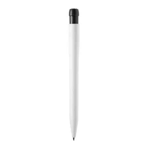Kugelschreiber Ingeo TM Pen hardcolour Weiss-Schwarz | 1-farbiger Siebdruck | 180° vom Clip | 45 mm x 25 mm | Nicht verfügbar