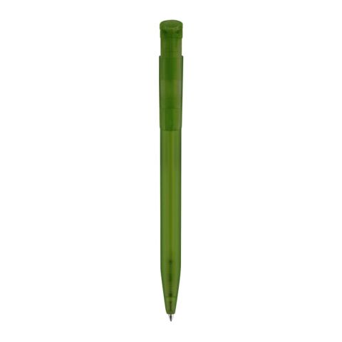 Kugelschreiber S45 R-PET Transparent Grün-Grün | 1-farbiger Siebdruck | in Verlängerung vom Clip | 45 mm x 25 mm | Nicht verfügbar