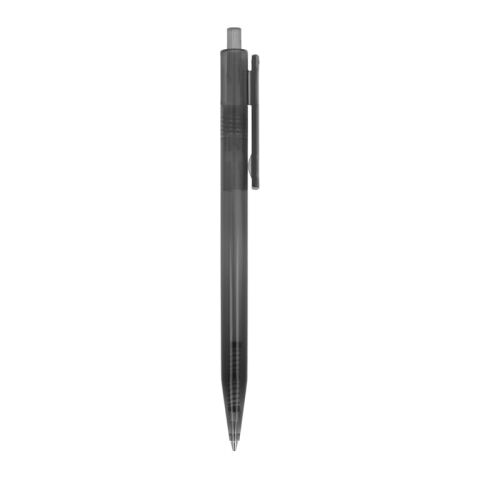 Kugelschreiber Kuma Transparent Schwarz-Schwarz | 1-farbiger Tampondruck | Clip | 40 mm x 6 mm | Nicht verfügbar