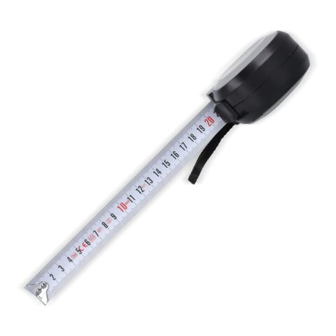 MeasureMate Rollmaßband 7,5M Schwarz-Grau | ohne Werbeanbringung | Nicht verfügbar | Nicht verfügbar