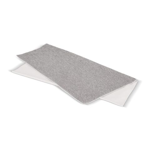 Schnelltrocknendes Handtuch R-PET 70x140cm Sublimation Weiss-Grau | ohne Werbeanbringung | Nicht verfügbar | Nicht verfügbar