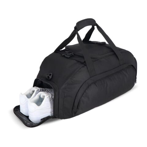 Sporttasche / Rucksack Karo R-PET 27L Schwarz | ohne Werbeanbringung | Nicht verfügbar | Nicht verfügbar | Nicht verfügbar