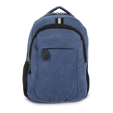 Rucksack Harper aus recyceltem Baumwoll-Canvas  Dunkelblau | ohne Werbeanbringung | Nicht verfügbar | Nicht verfügbar | Nicht verfügbar