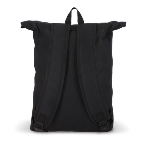 R-PET 600D Rolltop-Rucksack 20L Schwarz | ohne Werbeanbringung | Nicht verfügbar | Nicht verfügbar