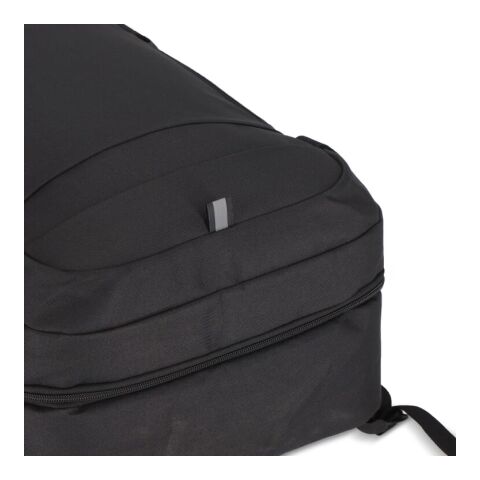 R-PET 600D Handgepäck Rucksack 22L Schwarz | ohne Werbeanbringung | Nicht verfügbar | Nicht verfügbar