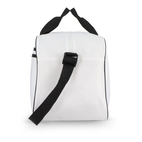 R-PET 600D Sport- und Reisetasche 48 x 25 x 28 cm 30 l Weiss-Schwarz | ohne Werbeanbringung | Nicht verfügbar | Nicht verfügbar