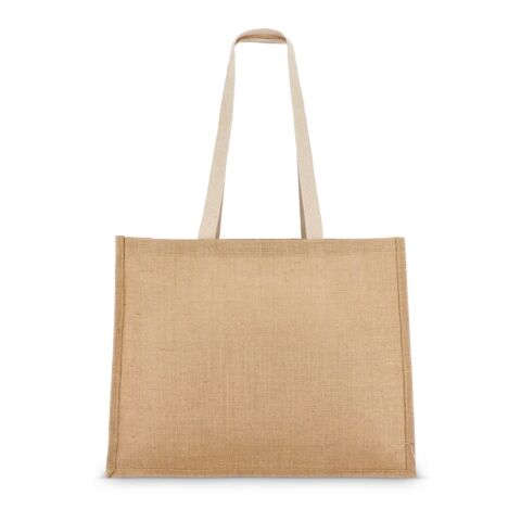 Jute Tragetasche OEKO-TEX® 45 x 12 x 35cm 320g/m² Ecru | ohne Werbeanbringung | Nicht verfügbar | Nicht verfügbar
