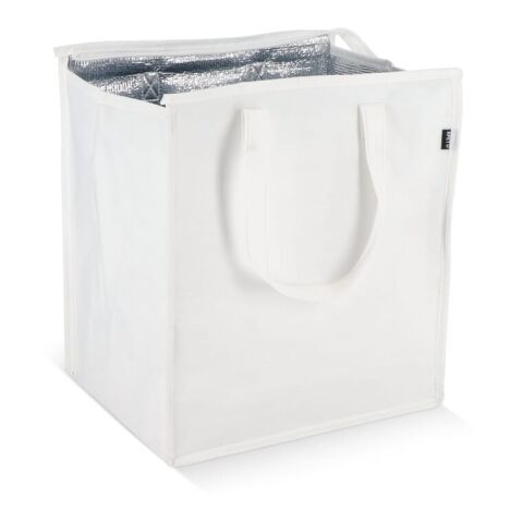 R-PET Kühltasche Non Woven 33x 25,5 x 37cm 75g/m² Weiss | ohne Werbeanbringung | Nicht verfügbar | Nicht verfügbar