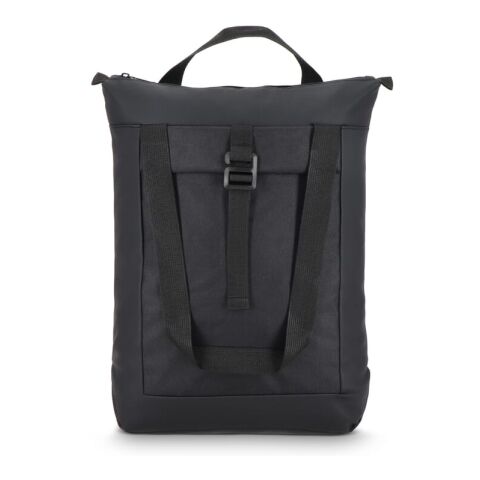 rPET 600D Navi Laptop-Rucksack 36 x 40 x 10 cm Schwarz