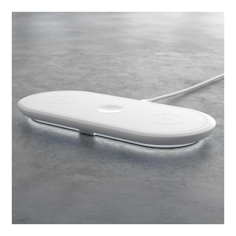 3-in-1 15W Drahtloses Ladegerät für Handys, Apple Watch und AirPods. Weiss | ohne Werbeanbringung | Nicht verfügbar | Nicht verfügbar