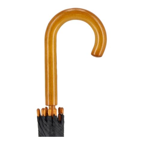 Aran 190T Polyester 23" Regenschirm Auto offen Schwarz | ohne Werbeanbringung | Nicht verfügbar | Nicht verfügbar