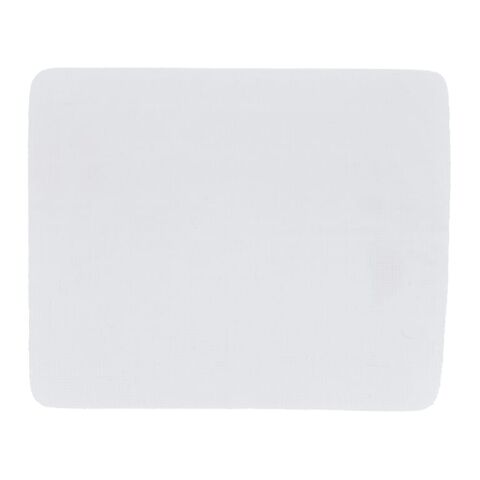 Mikrofaser-Mauspad mit Silikonpunkten 18 x 22 cm (325 g/m²) Sublimationsdruck Weiss