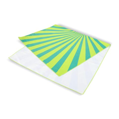 R-PET-Schnelltrocknungs-Strandtuch 100 × 180 cm, Sublimationsdruck Hellgrün | ohne Werbeanbringung | Nicht verfügbar | Nicht verfügbar