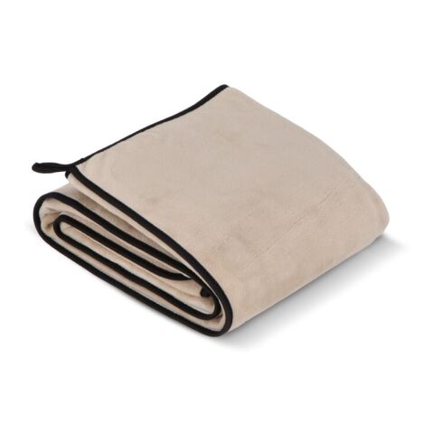 Vliesdecke 120×150 cm, 500 g/m² Korallenvlies, sublimationsdruckfähig. Beige | ohne Werbeanbringung | Nicht verfügbar | Nicht verfügbar