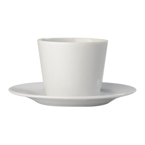 Tasse mit Untertasse Milano 160ml Weiss | ohne Werbeanbringung | Nicht verfügbar | Nicht verfügbar | Nicht verfügbar