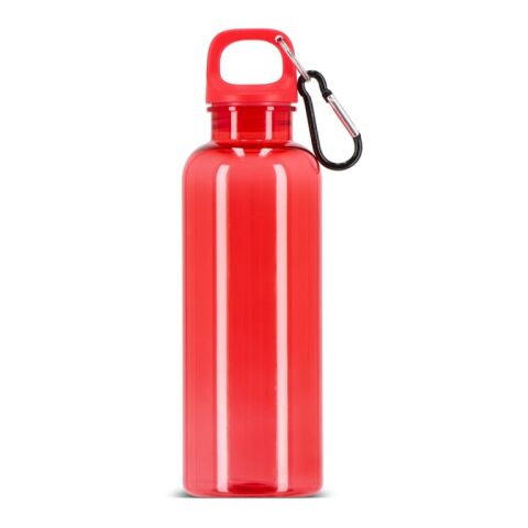 Noa Wasserflasche R-PET 500 ml Transparent Rot Weiß-Rot Weiß | ohne Werbeanbringung | Nicht verfügbar | Nicht verfügbar