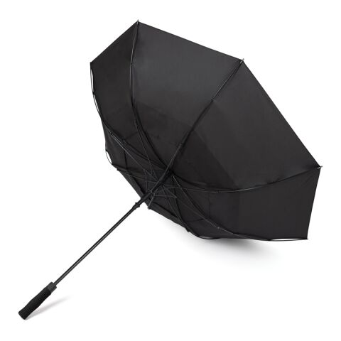 Nordic Drift Trail 27" AWARE™ RPET Sturm-Schirm mit UPF 50+ schwarz | ohne Werbeanbringung | Nicht verfügbar | Nicht verfügbar