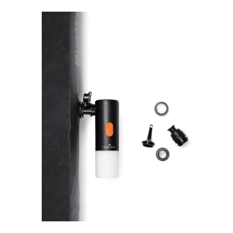 Nordic Drift Titan 2-in-1-Luftpumpe und Campinglampe schwarz | ohne Werbeanbringung | Nicht verfügbar | Nicht verfügbar