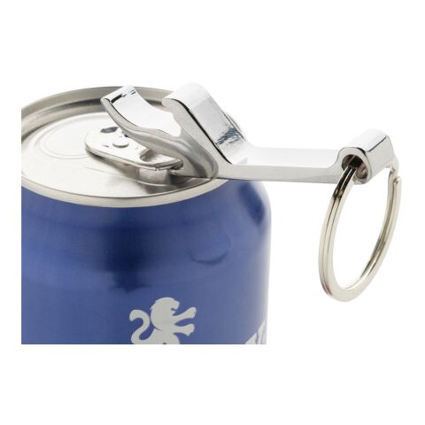 Flaschenöffner &amp; Schlüsselband aus RCS rec. Zinklegierung silber | ohne Werbeanbringung | Nicht verfügbar | Nicht verfügbar