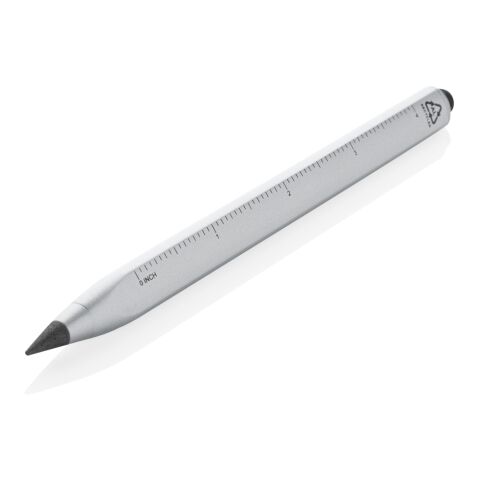 Eon Infinity Multitasking Stift aus RCS recycelt. Aluminium silber | ohne Werbeanbringung | Nicht verfügbar | Nicht verfügbar