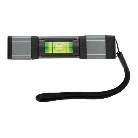 Wasserwaage im Taschenformat mit Magnet grau | ohne Werbeanbringung | Nicht verfügbar | Nicht verfügbar