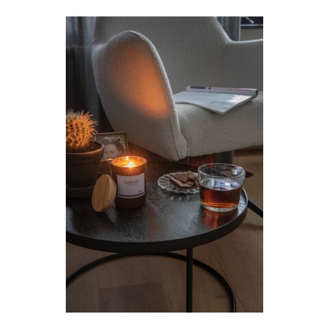 Ukiyo Deluxe parfümierte Kerze mit Bambusdeckel schwarz | ohne Werbeanbringung | Nicht verfügbar | Nicht verfügbar