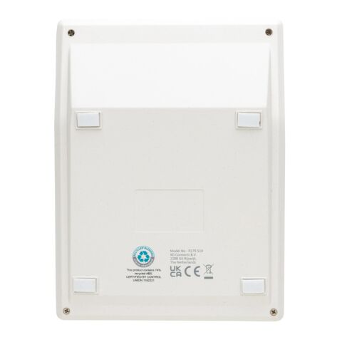 Utah Taschenrecher aus RCS rKunststoff &amp; FSC®Bambus braun | ohne Werbeanbringung | Nicht verfügbar | Nicht verfügbar