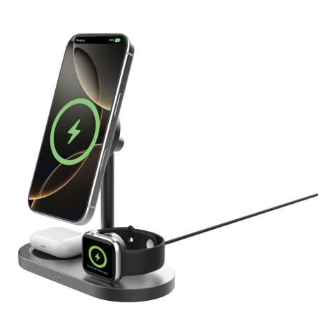 Quantum Ultra-Fast RCS 25W magnetischer Desk-Charger grau-schwarz | ohne Werbeanbringung | Nicht verfügbar | Nicht verfügbar