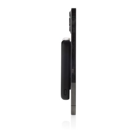 Stellar 5.000mAh 5W magnetische Powerbank aus RCS rec. ABS schwarz | ohne Werbeanbringung | Nicht verfügbar | Nicht verfügbar