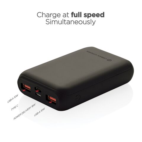 Urban Vitamin Alameda 10.000mAh 18W PD Powerbank schwarz | ohne Werbeanbringung | Nicht verfügbar | Nicht verfügbar