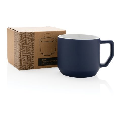 Moderne Keramiktasse blau | ohne Werbeanbringung | Nicht verfügbar | Nicht verfügbar