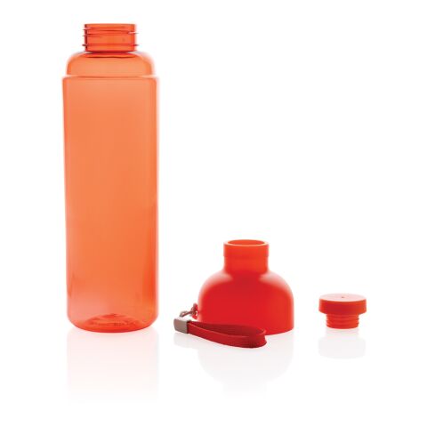Impact auslaufsichere Wasserflasche aus RCS recyc. PET 600ml rot | ohne Werbeanbringung | Nicht verfügbar | Nicht verfügbar