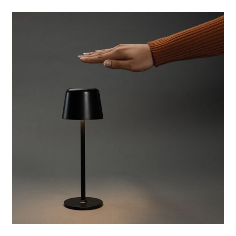 Zenic USB Tischleuchte aus RCS recyceltem Kunststoff schwarz | ohne Werbeanbringung | Nicht verfügbar | Nicht verfügbar