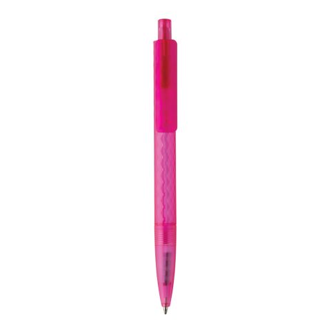 X3 Frosted-Pen aus GRS recyceltem PC rosa | ohne Werbeanbringung | Nicht verfügbar | Nicht verfügbar