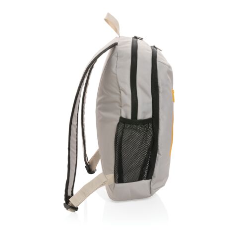 Impact AWARE™ 300D RPET Casual Rucksack braun-orange | ohne Werbeanbringung | Nicht verfügbar | Nicht verfügbar | Nicht verfügbar