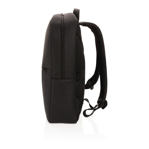 Swiss Peak Deluxe PU Laptop-Rucksack, PVC-frei schwarz | ohne Werbeanbringung | Nicht verfügbar | Nicht verfügbar