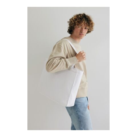 Impact AWARE™ recycelte Baumwoll-Shopper 145gr weiß | ohne Werbeanbringung | Nicht verfügbar | Nicht verfügbar | Nicht verfügbar