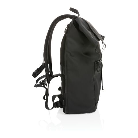 Impact AWARE™ RPET wasserabweisender 15.6&quot; Laptop-Rucksack schwarz | ohne Werbeanbringung | Nicht verfügbar | Nicht verfügbar | Nicht verfügbar