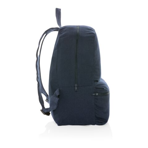 Impact Aware™ 285g/m² Recycled Canvas-Rucksack, ungefärbt marineblau | ohne Werbeanbringung | Nicht verfügbar | Nicht verfügbar | Nicht verfügbar