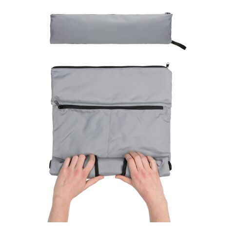 Dillon AWARE™ RPET faltbarer Lightweight-Rucksack grau | ohne Werbeanbringung | Nicht verfügbar | Nicht verfügbar | Nicht verfügbar