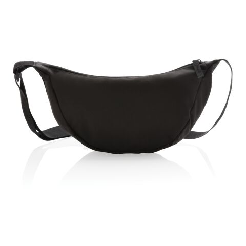 Crescent AWARE™ RPET Half-Moon Sling Tasche schwarz | ohne Werbeanbringung | Nicht verfügbar | Nicht verfügbar | Nicht verfügbar